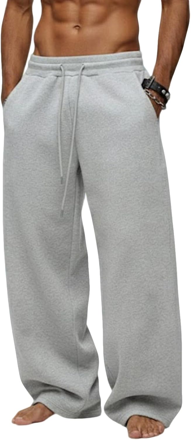 Detalle de Men's Baggy Sweatpants, 65% Polyester