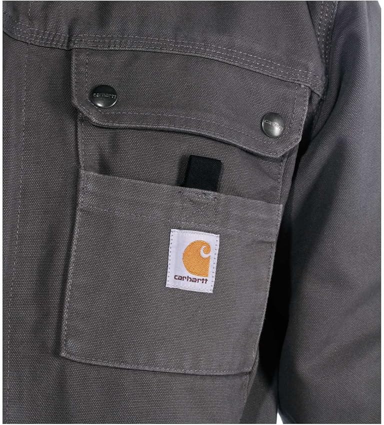 Thumbnail 2 de Carhartt Hombre Chaqueta Utilitaria Lona Gris Plomo XL
