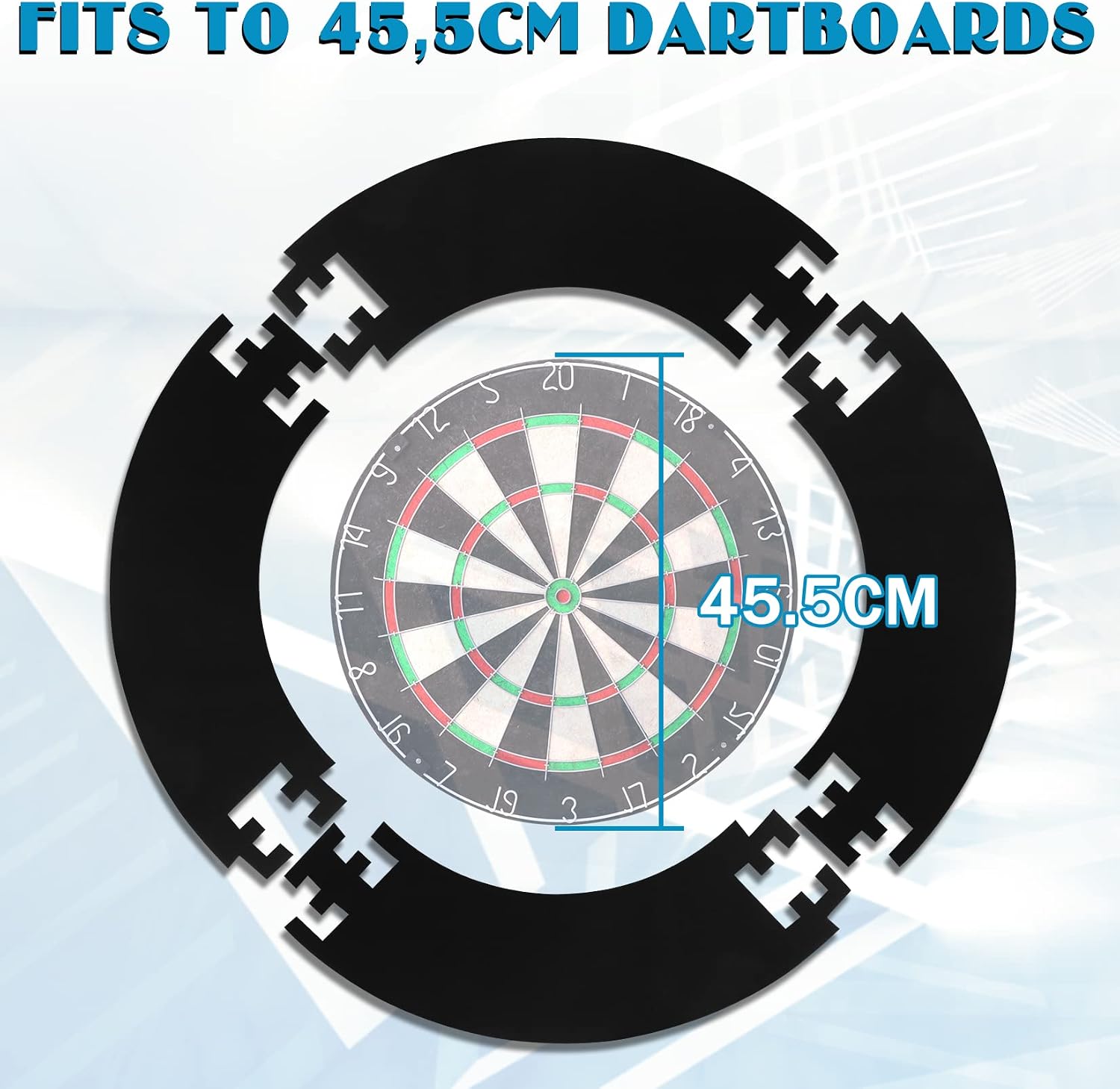 Detalle 2 de WIN.MAX Dart Catchring Surround Auffangring für Dartscheiben