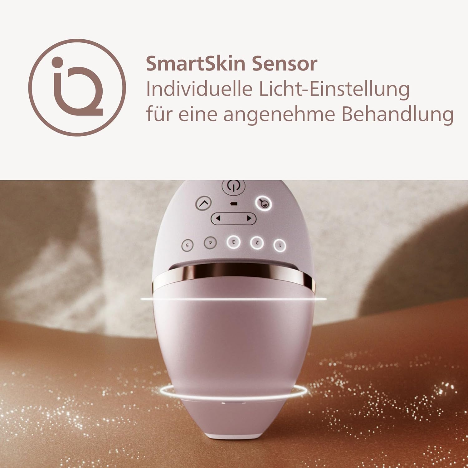 Thumbnail 6 de Philips Lumea IPL 9900 Series (BRI950/02) mit SenseIQ & SkinAI – Alternative zur Laserhaarentfernung, 2 Aufsätze für Körper & Gesicht