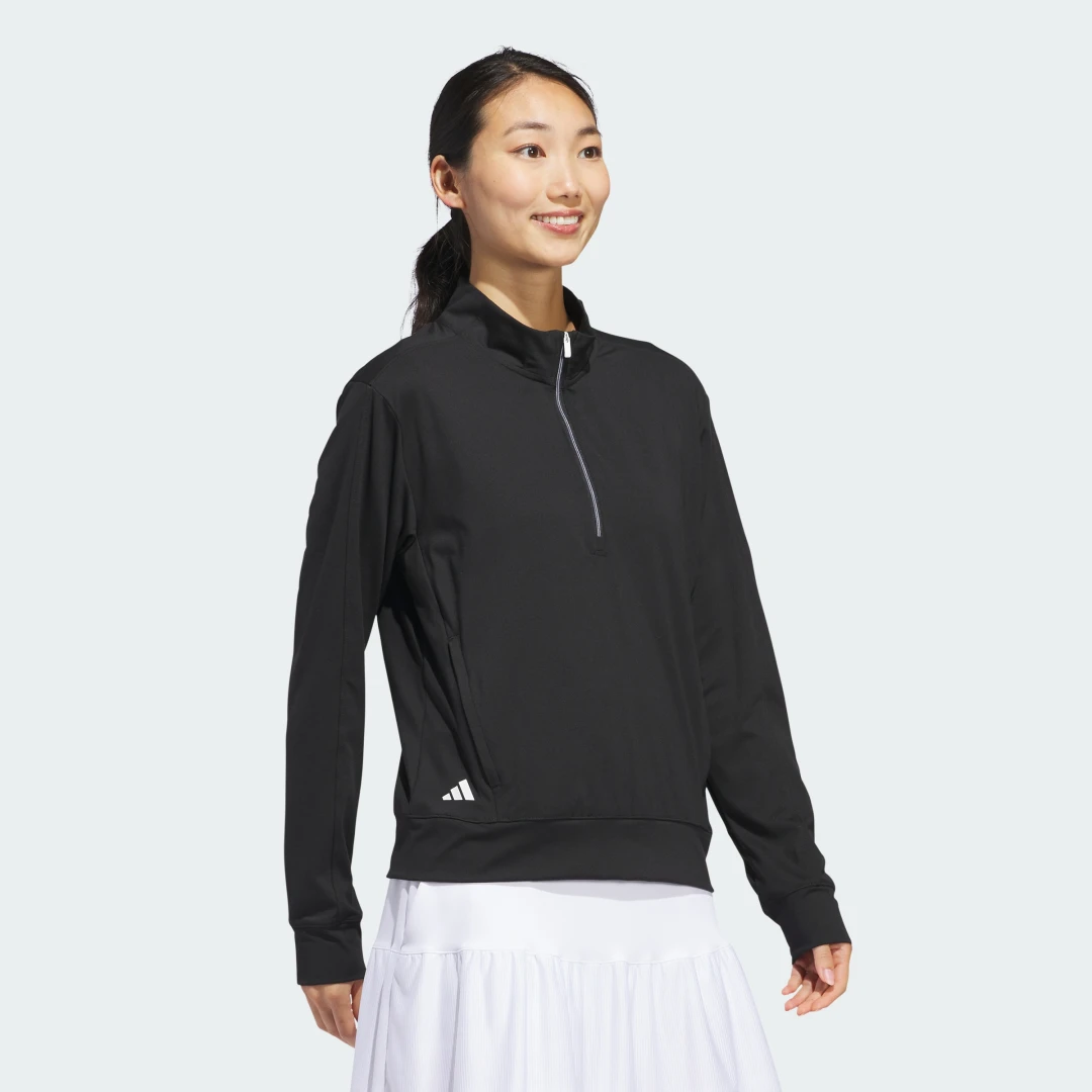 Thumbnail 2 de Sudadera Ultimate365 Half-Zip Layering de Adidas (negra) – guía de compra