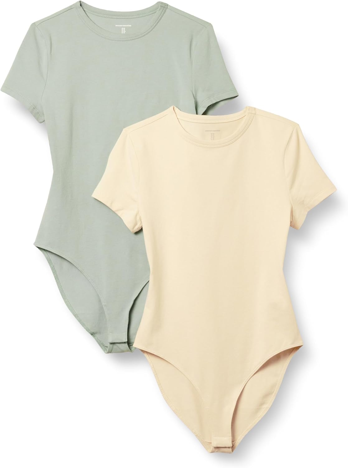 Thumbnail 6 de Amazon Essentials Women’s Stretch Cotton Jersey Slim-fit T-Shirt Bodysuit (Pack of 2)