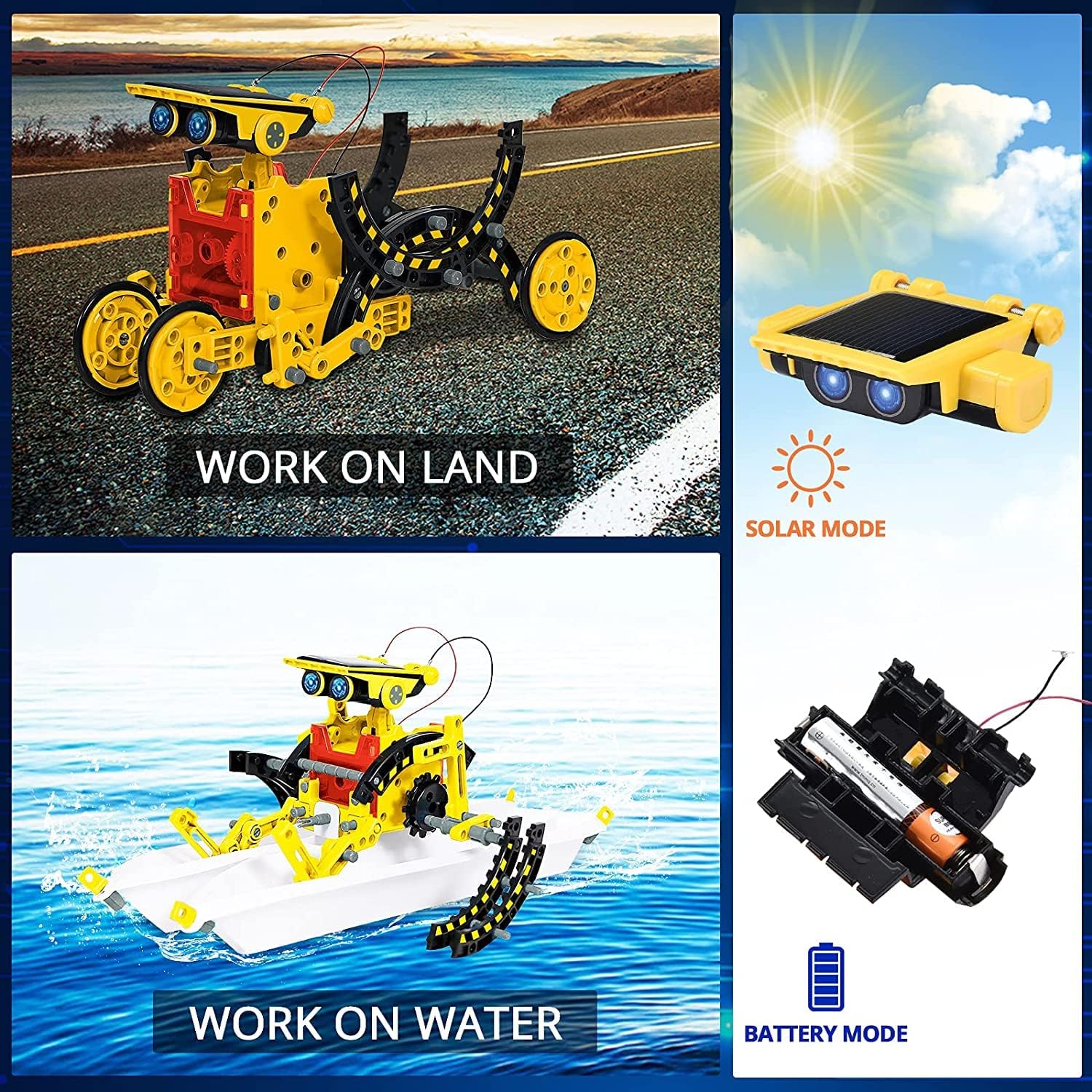 Thumbnail 6 de OMWay Solar STEM 12-in-1 Robot Kit