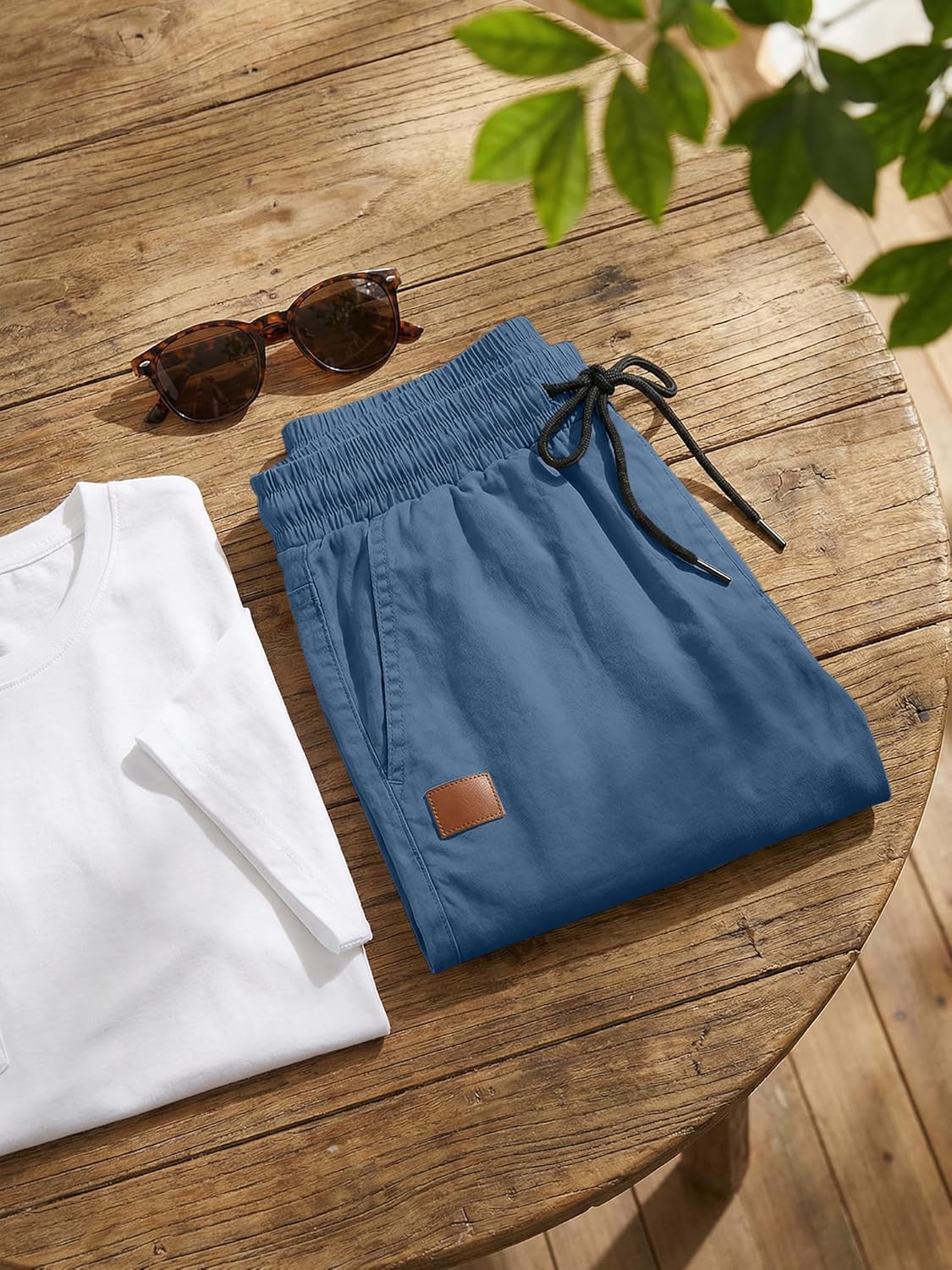 Thumbnail 5 de JMIERR Kurze Hosen Herren Chino Baumwolle