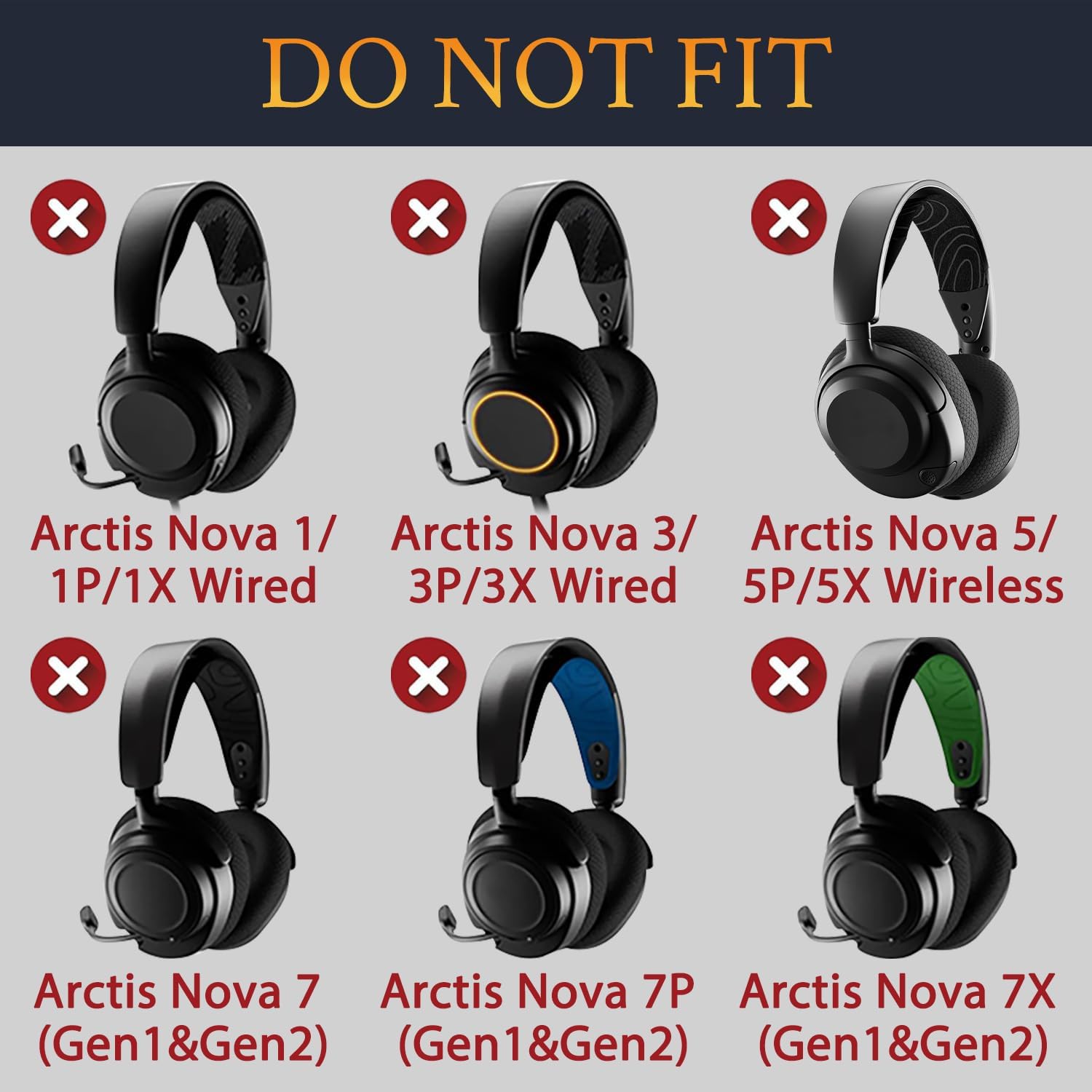 Thumbnail 3 de SOULWIT Arctis Nova Pro Wireless／Nova Elite対応 交換用イヤーパッド ブラック