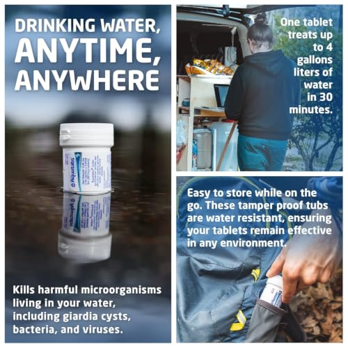 Detalle 2 de Aquatabs Water Purification Tablets, 397mg 100 Pack for Camping & Emergency