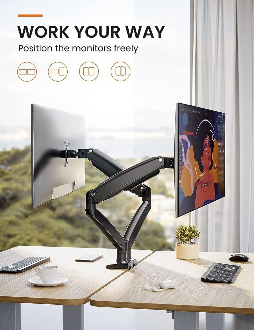 Thumbnail 2 de ErGear Monitor Halterung 2 Monitore bis 40 Zoll