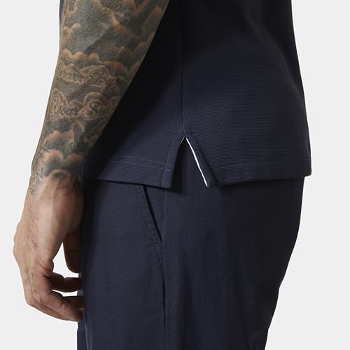Thumbnail 5 de Helly Hansen Hombres Crewline Polo Azul Marino (XL) — polo de rendimiento con secado rápido