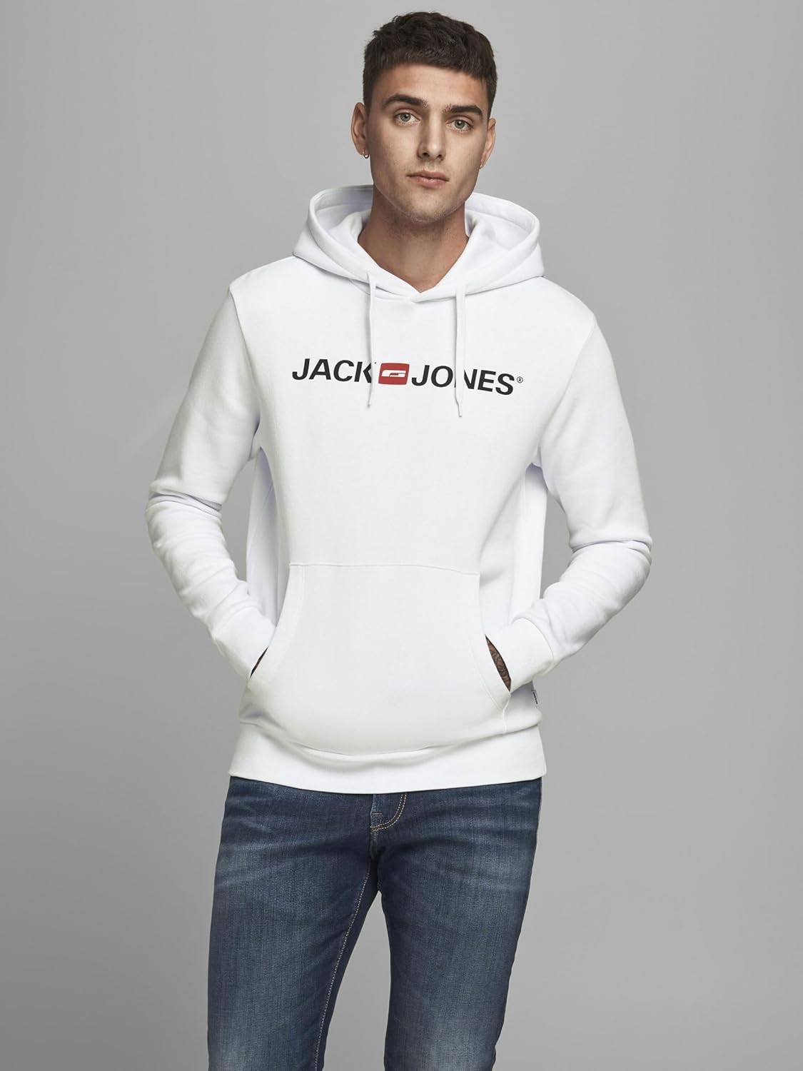 Thumbnail 1 de JACK & JONES JJECORP Sudadera blanca M ✅