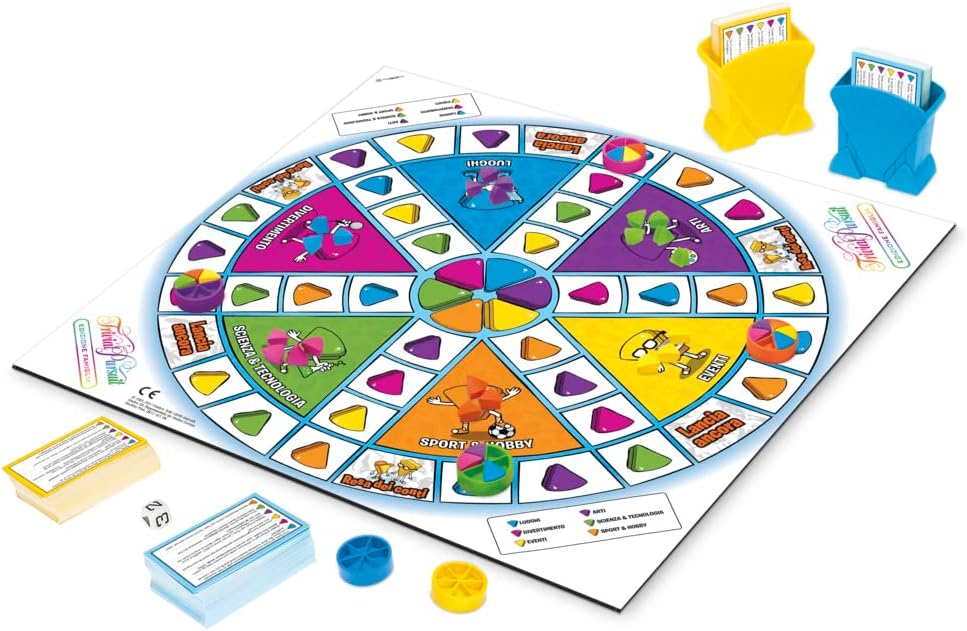Thumbnail 3 de Hasbro Gaming Trivial Pursuit Edizione Famiglia: gioco da tavolo classico per serate con amici e quiz multicolore
