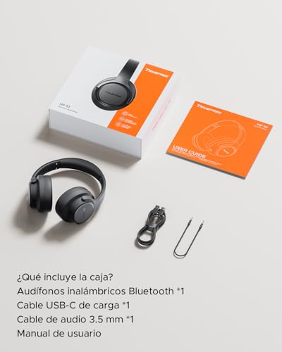 Thumbnail 8 de truefree Auriculares Bluetooth 6.0 con ANC, 125 h de autonomía y diseño supraural