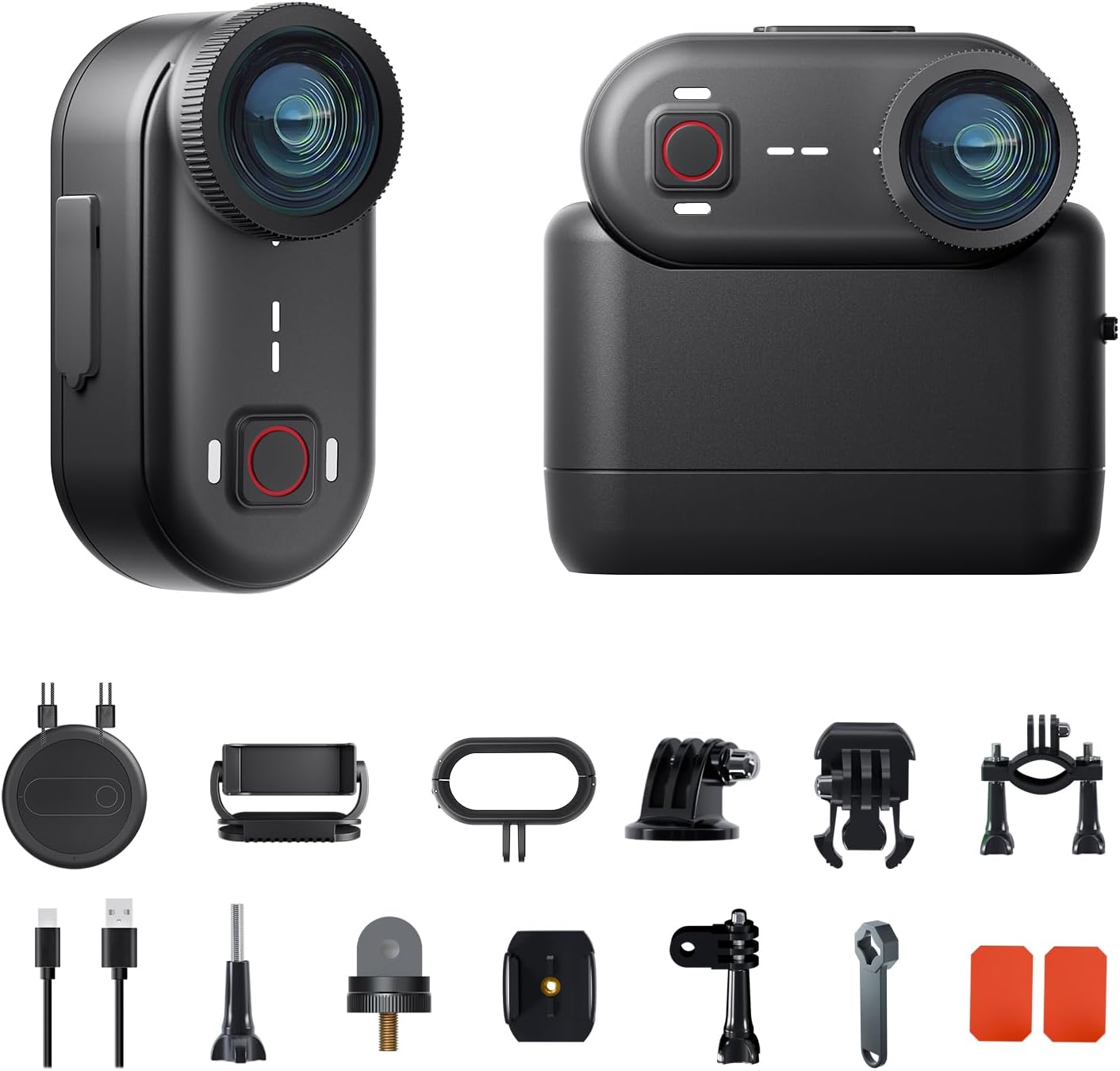 Detalle de Apexcam K80 Mini Action Cam POV con memoria integrata da 128GB, 4K e WiFi
