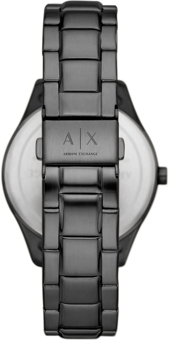 Detalle 2 de Armani Exchange Uhr für Herren – Quarz mit recyceltem Edelstahlgehäuse, 42 mm