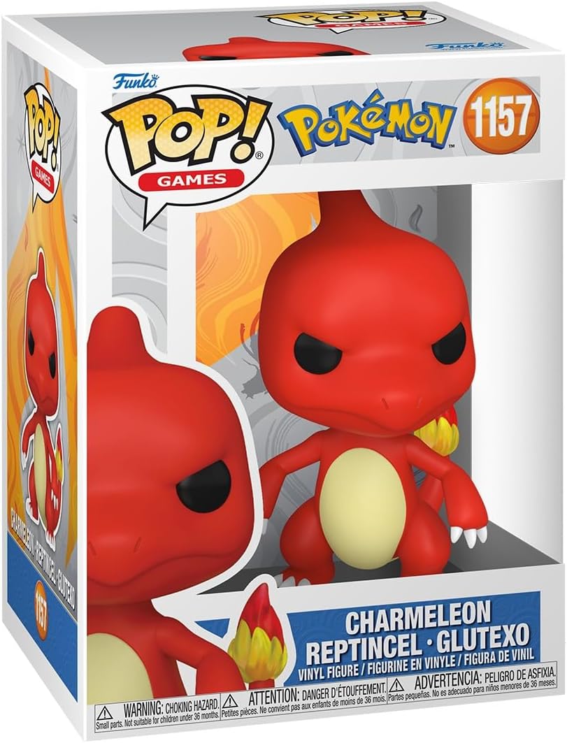 Detalle de Funko POP Games Pokémon Charmeleon – vinylfigur för samlare och display