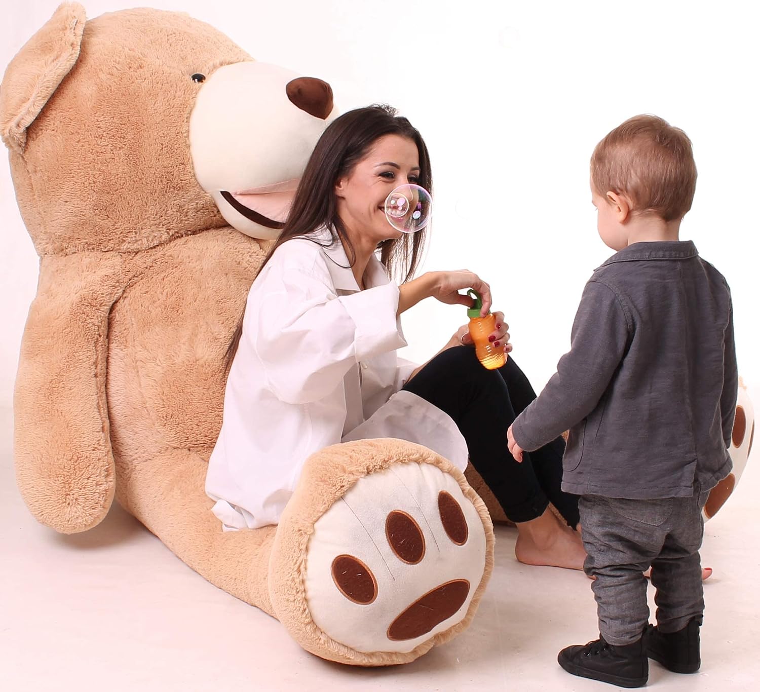 Thumbnail 2 de MKS XXL Teddybär 200 cm mit waschbarem Bezug