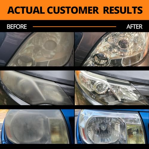 Detalle de CERAKOTE Ceramic Headlight Restoration Kit, No Power Tools, 10 Wipe Kit