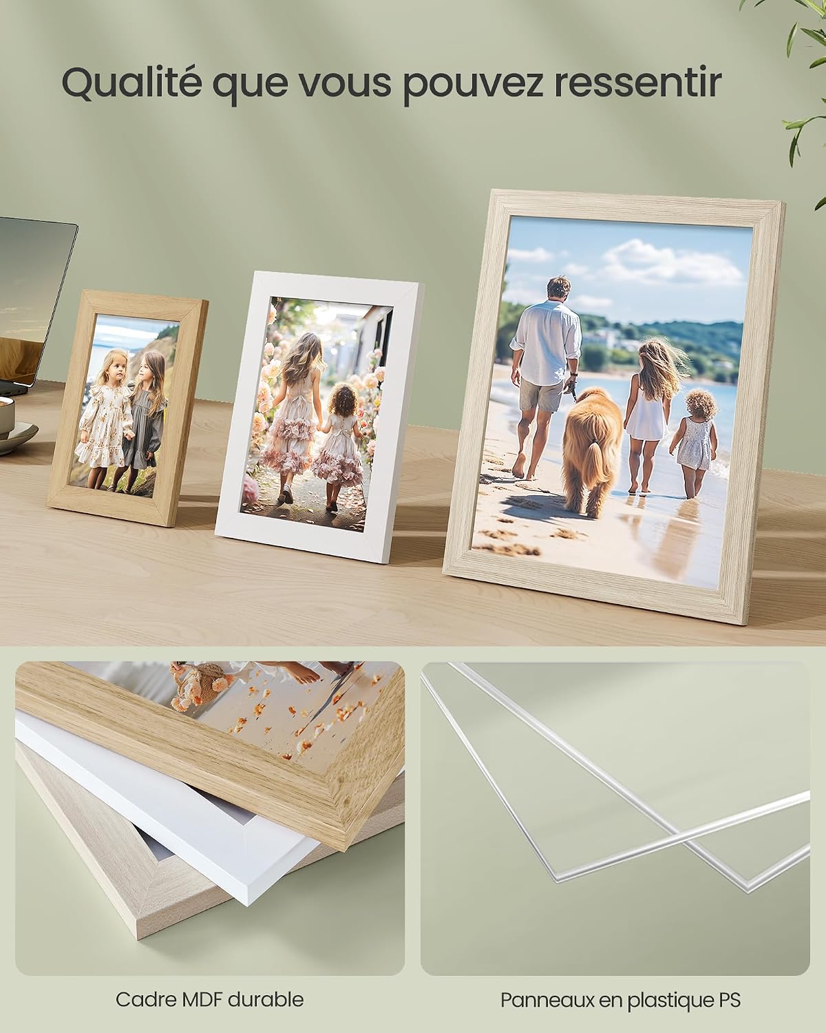 Detalle de SONGMICS RPF310K02 Lot de 10 cadres photo 🖼