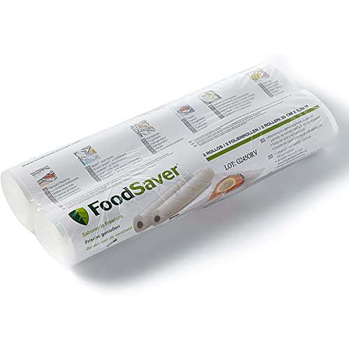 Detalle de FoodSaver sacs de mise sous vide réutilisables FS R2802 – 2 rouleaux 28 cm x 5,5 m, Sans BPA