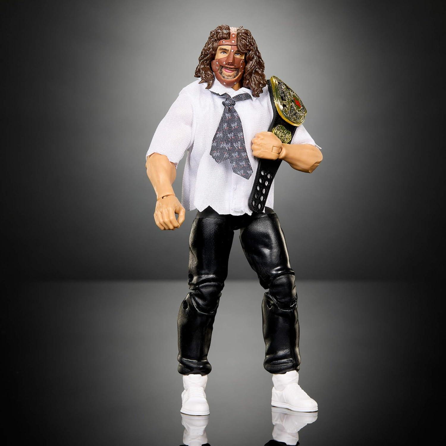 Detalle de Mattel WWE Elite Collection: Mankind-Set aus Premium Live Events – SummerSlam-Serie mit Jesse The Body Ventura (JHX81)