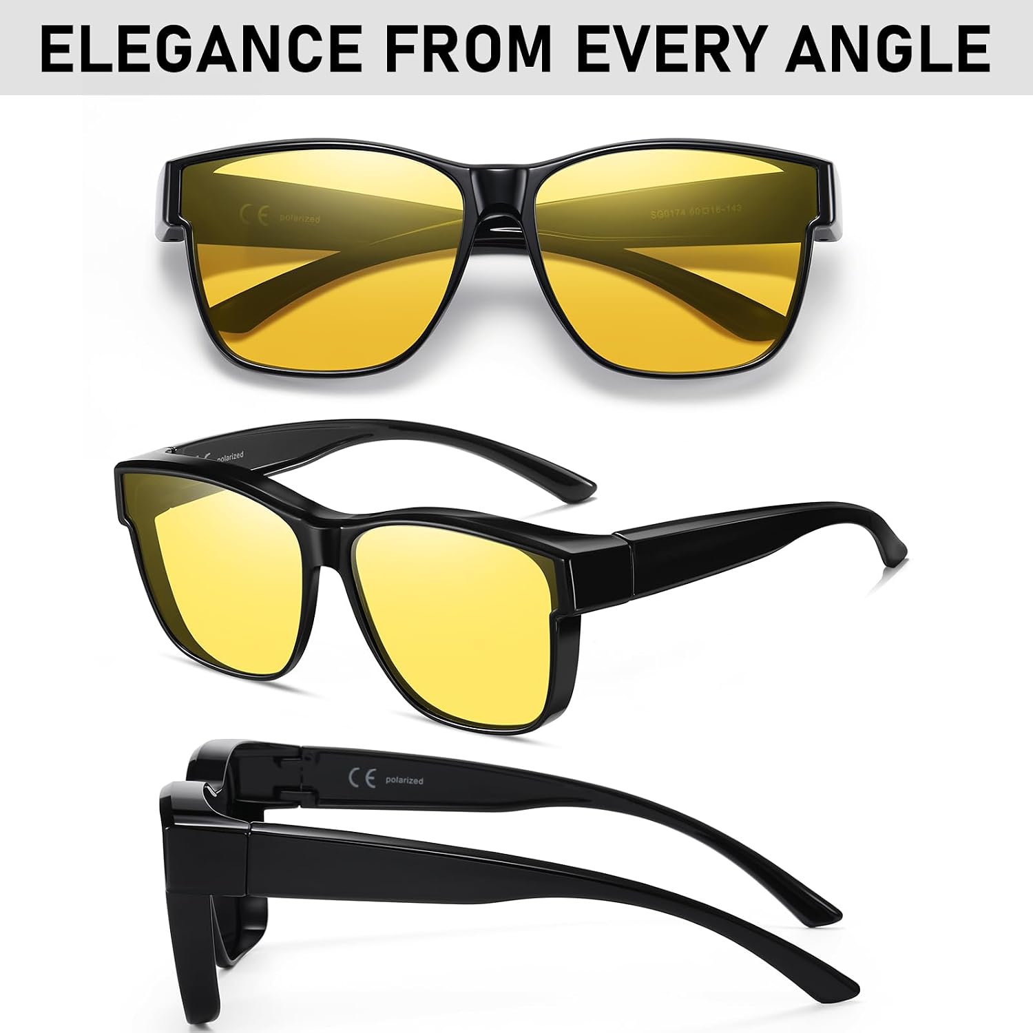 Detalle 2 de GEGURI Polarized Sunglasses, UV400 ⚡