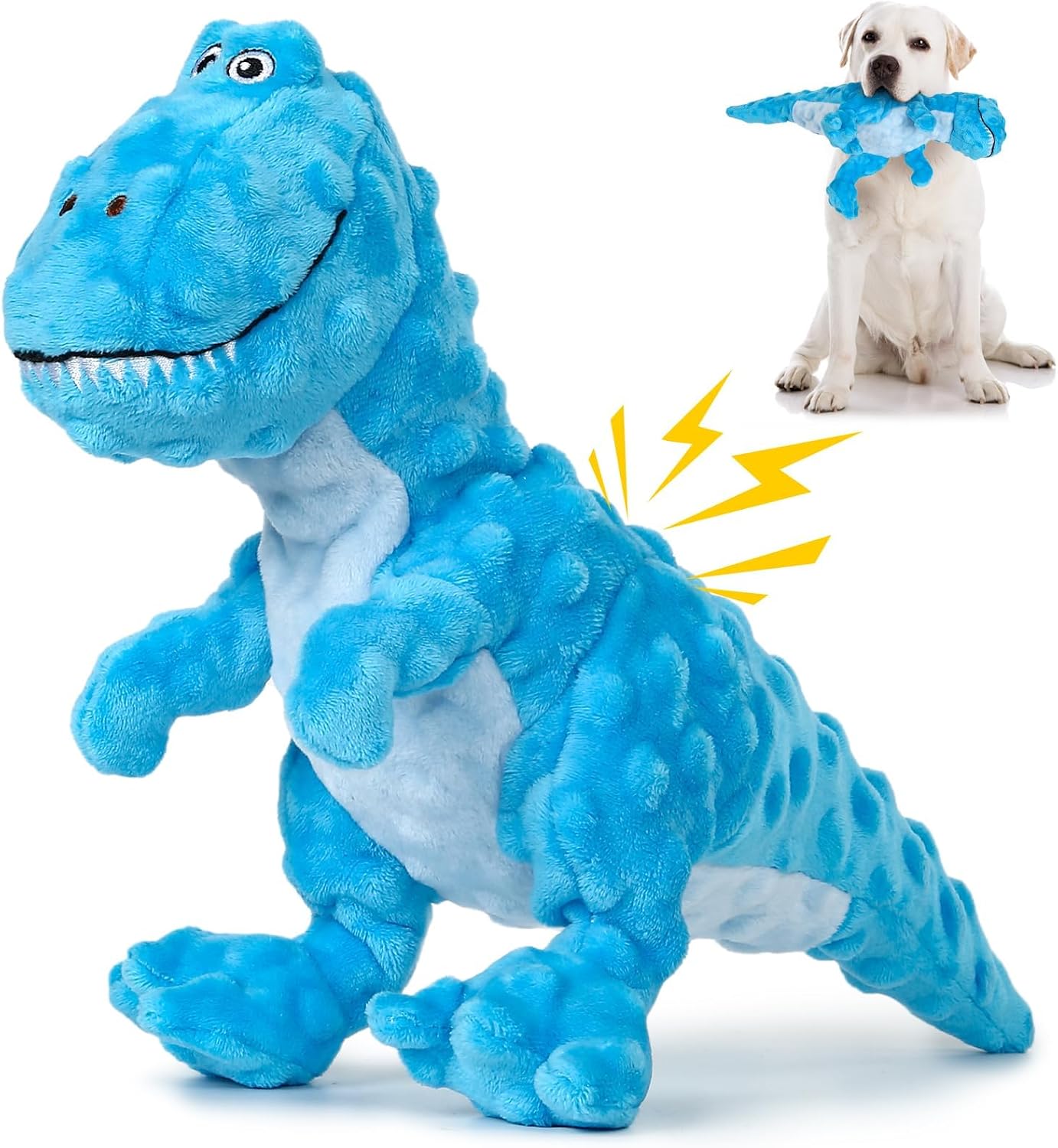 Detalle de IOKHEIRA Squeaky Tyrannosaurus Dog Toy
