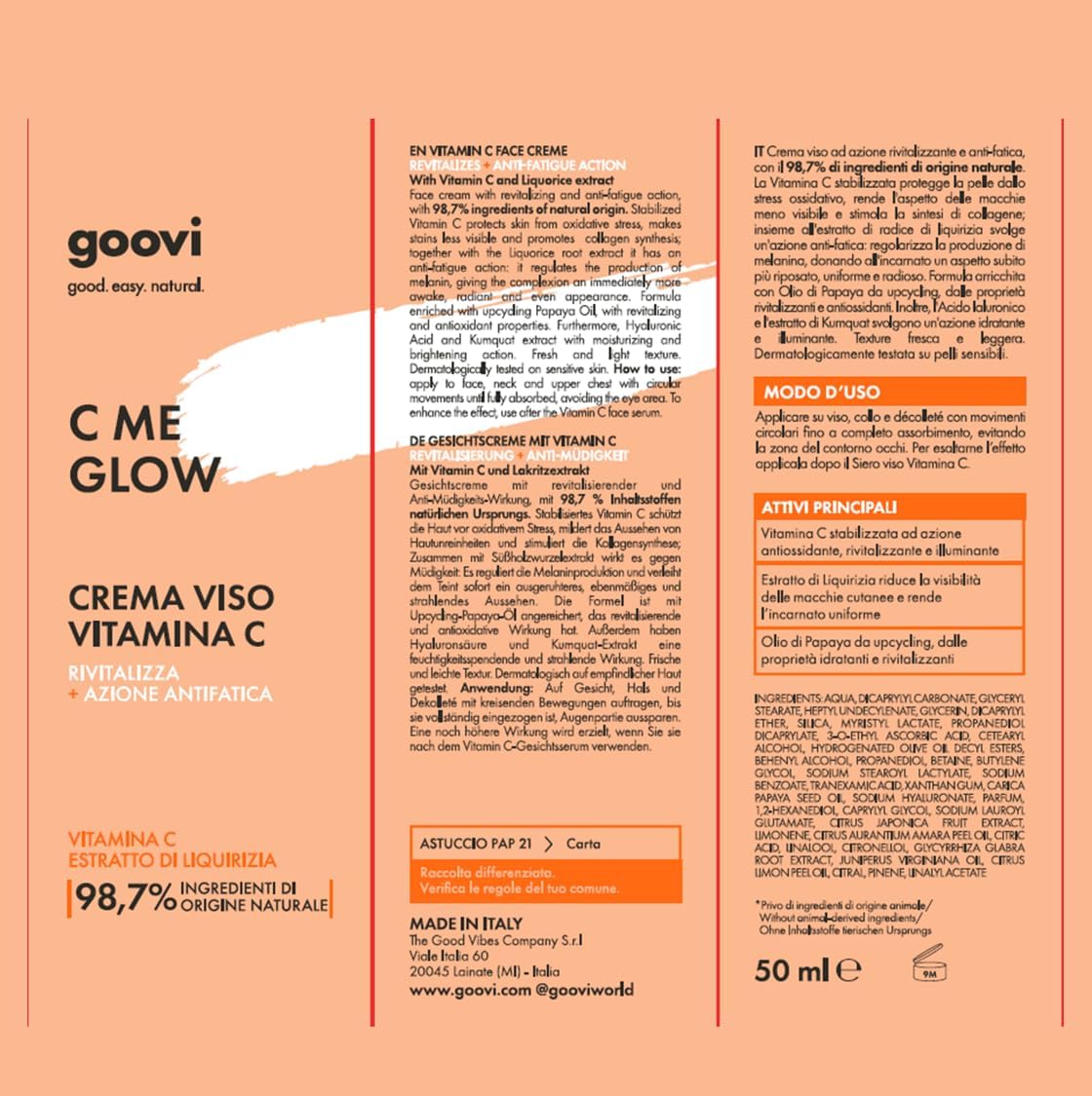 Thumbnail 4 de Goovi C Me Glow Crema Viso 30 ml