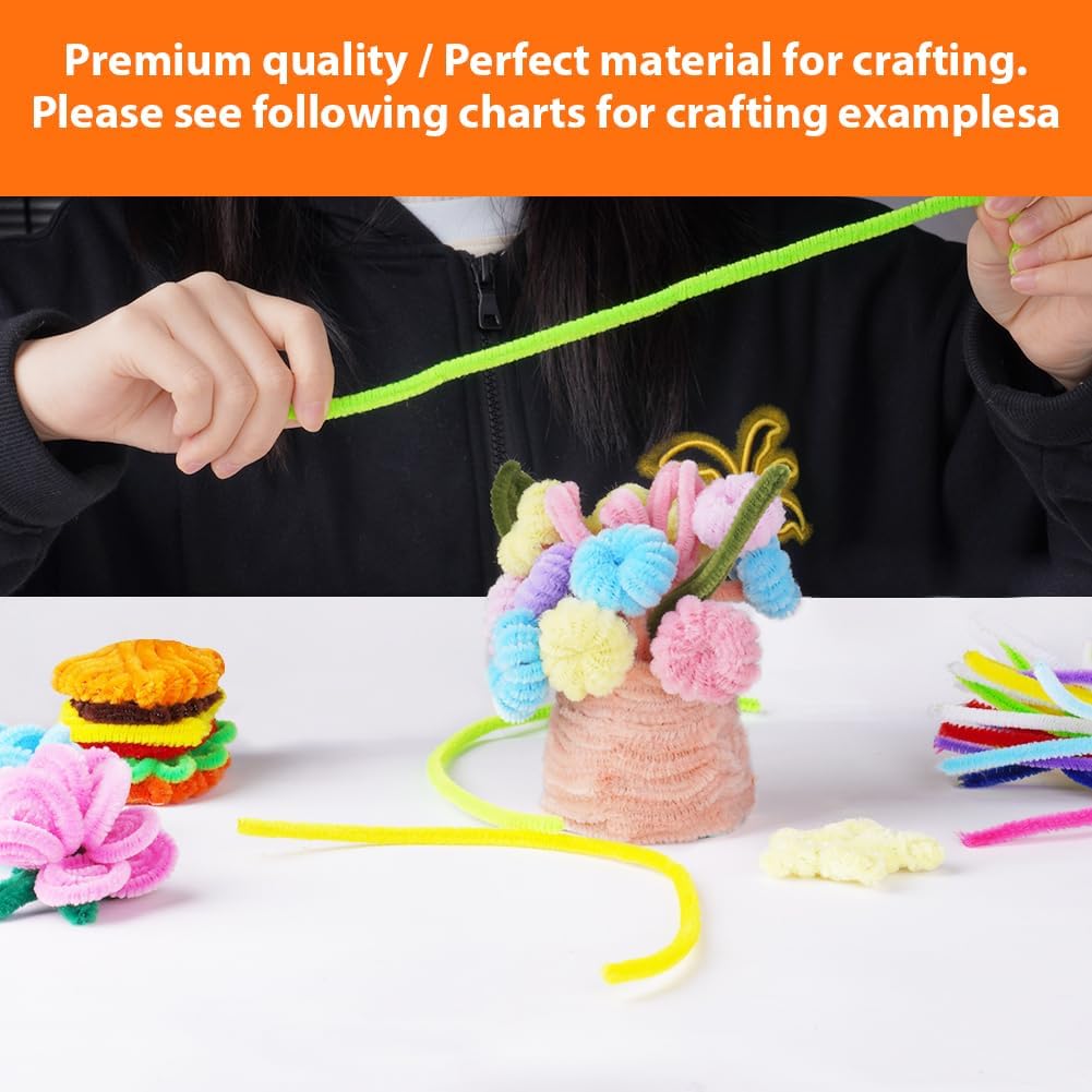 Detalle de Ainiv 200PCS Pipe Cleaners 30cm