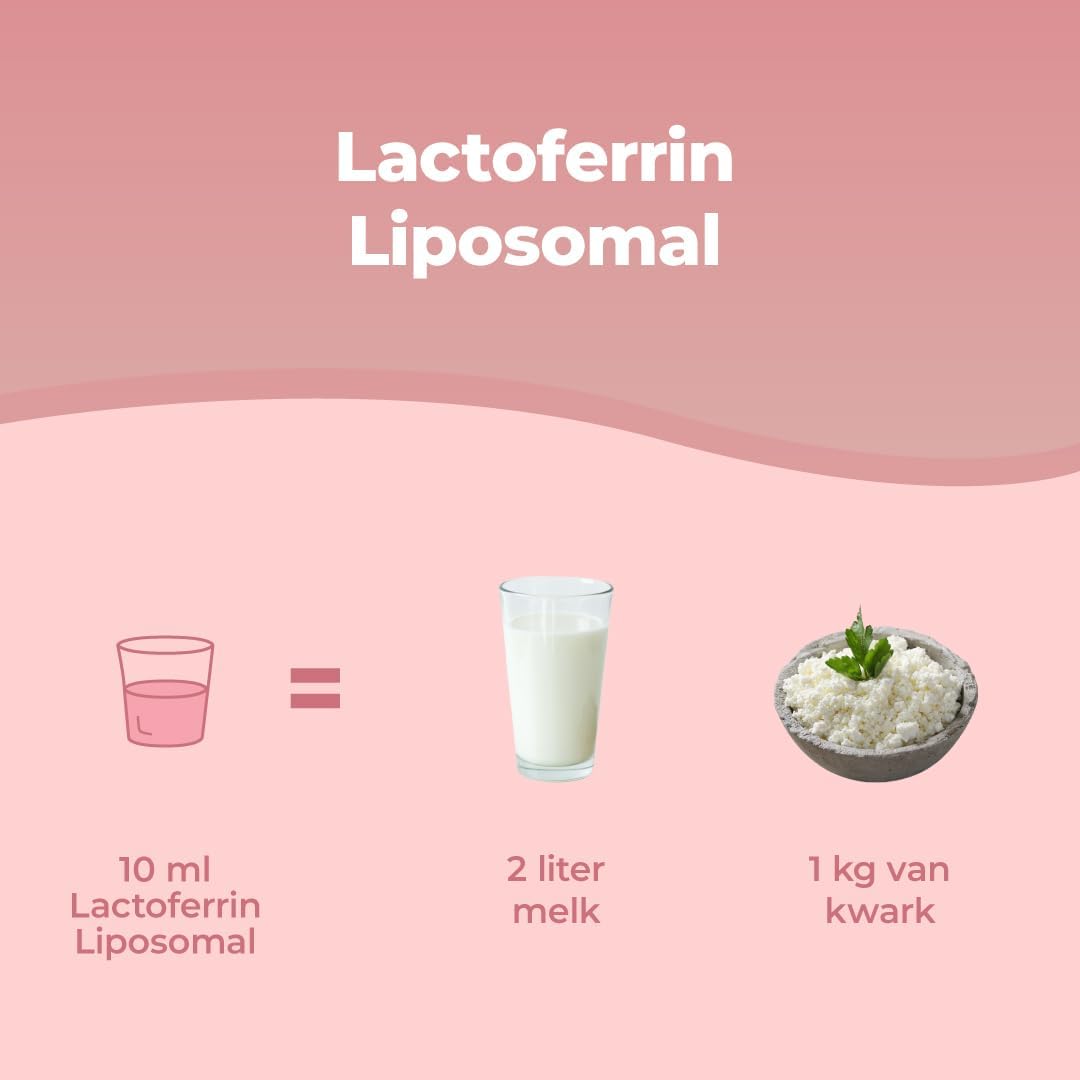 Detalle de BANDINI Lactoferrine Liposomaal 250 ml vloeibaar supplement, vegan en kersensmaak
