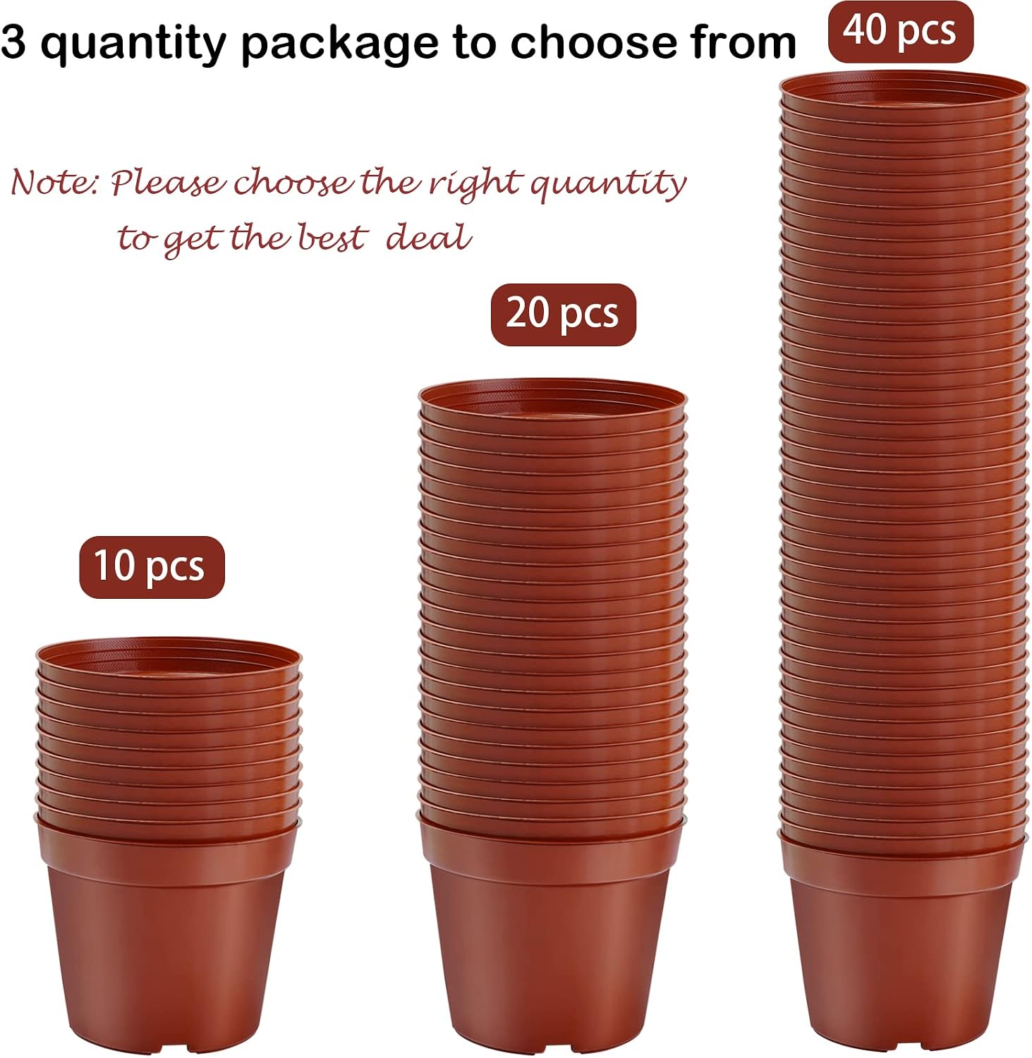 Detalle 2 de Muzhira Seed Starting Pots 10cm 10pc