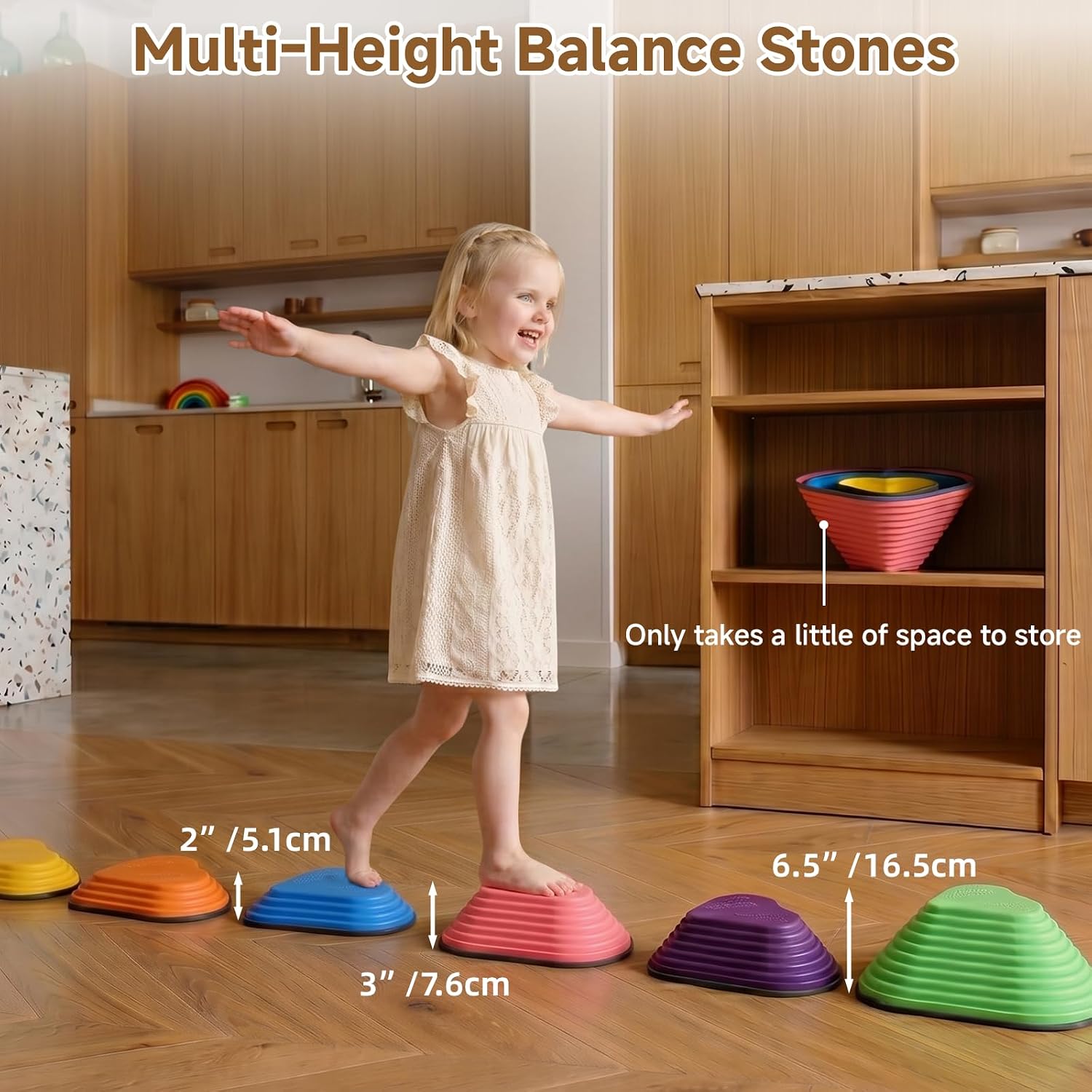 Detalle 2 de INFANS Kids' Stepping Stones, Plastic