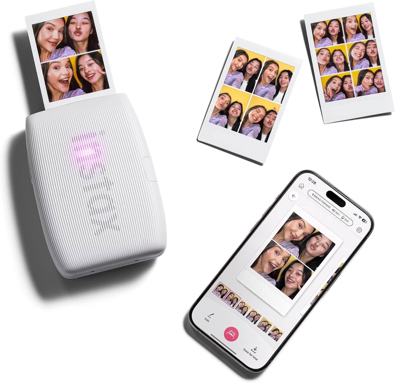 Thumbnail 6 de Fujifilm 16832194 Instax Mini Link 3 Smartphone Printer, Clay White