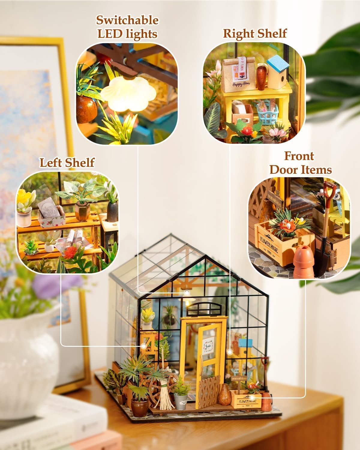 Thumbnail 2 de rowood Puppenhaus 20 cm 🏡