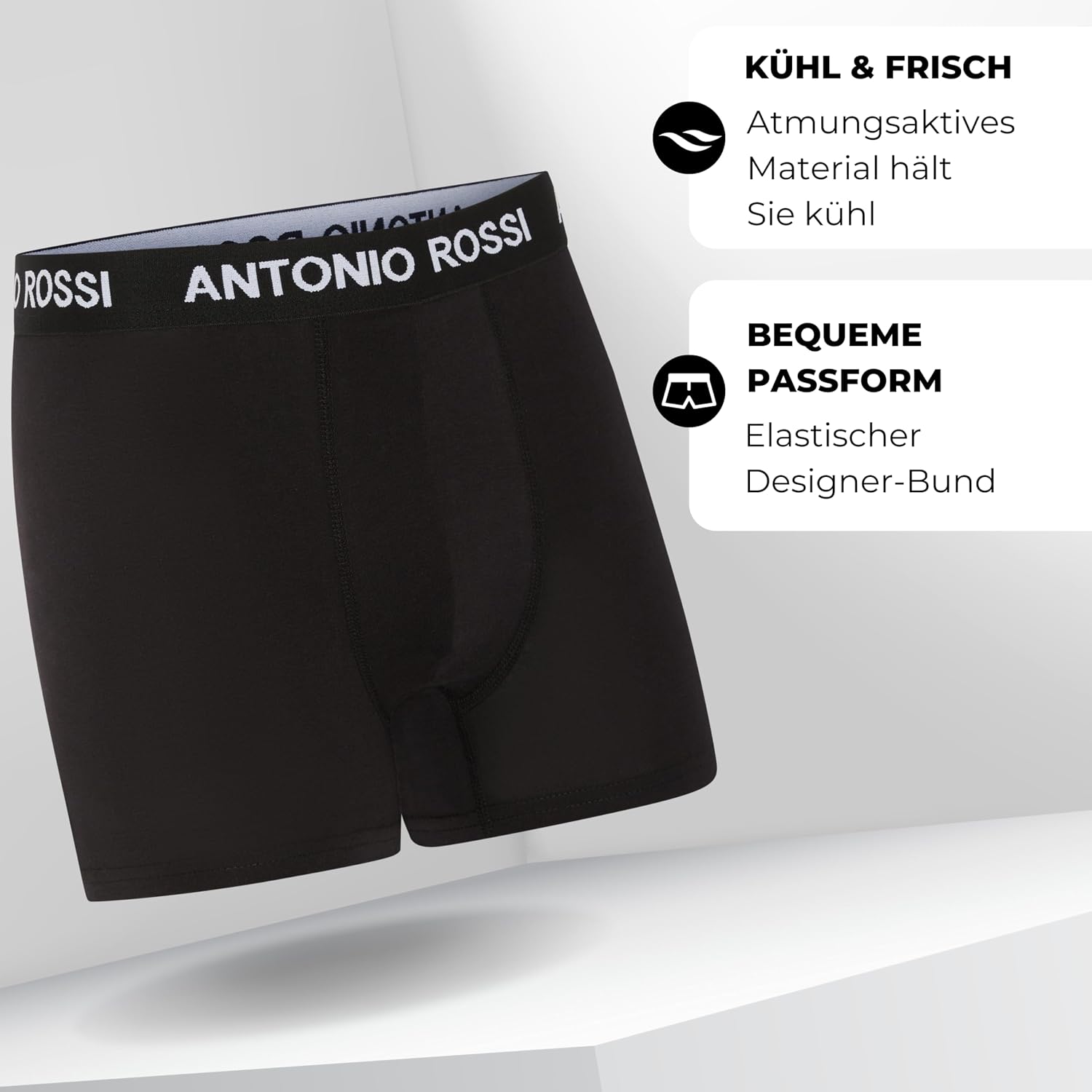 Thumbnail 4 de Antonio Rossi 12er-Pack Herren-Boxer-Hipster 12er 🩲
