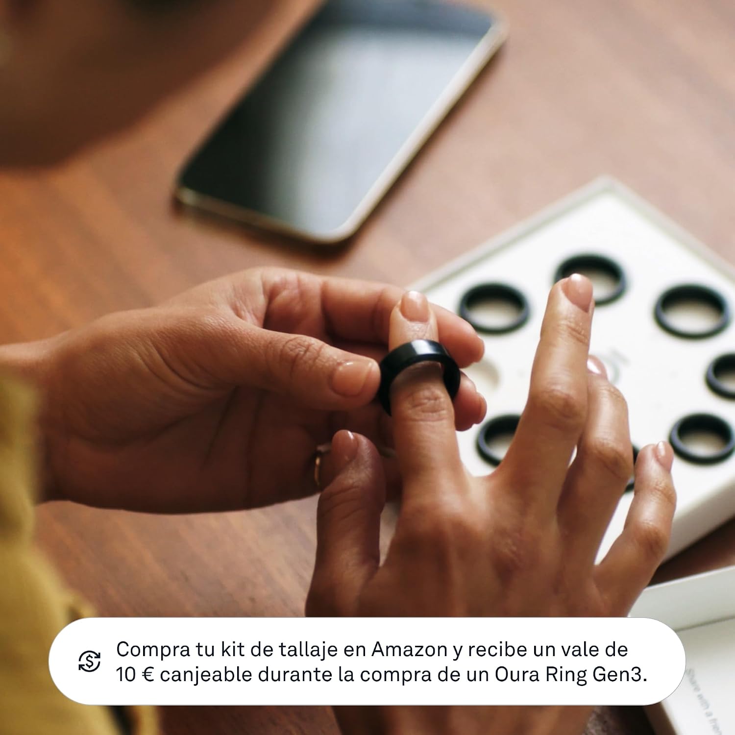 Detalle 2 de Oura Ring Gen3 Kit de Tallaje 🛠️ Precisión y Comodidad