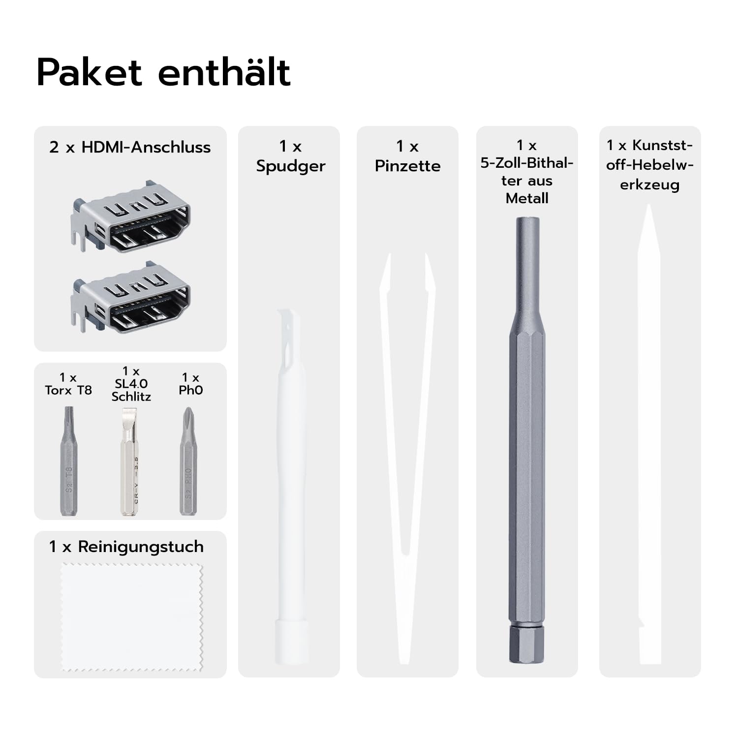 Thumbnail 6 de HDMI-Port Reparatur-Set für PS5 5-Zoll