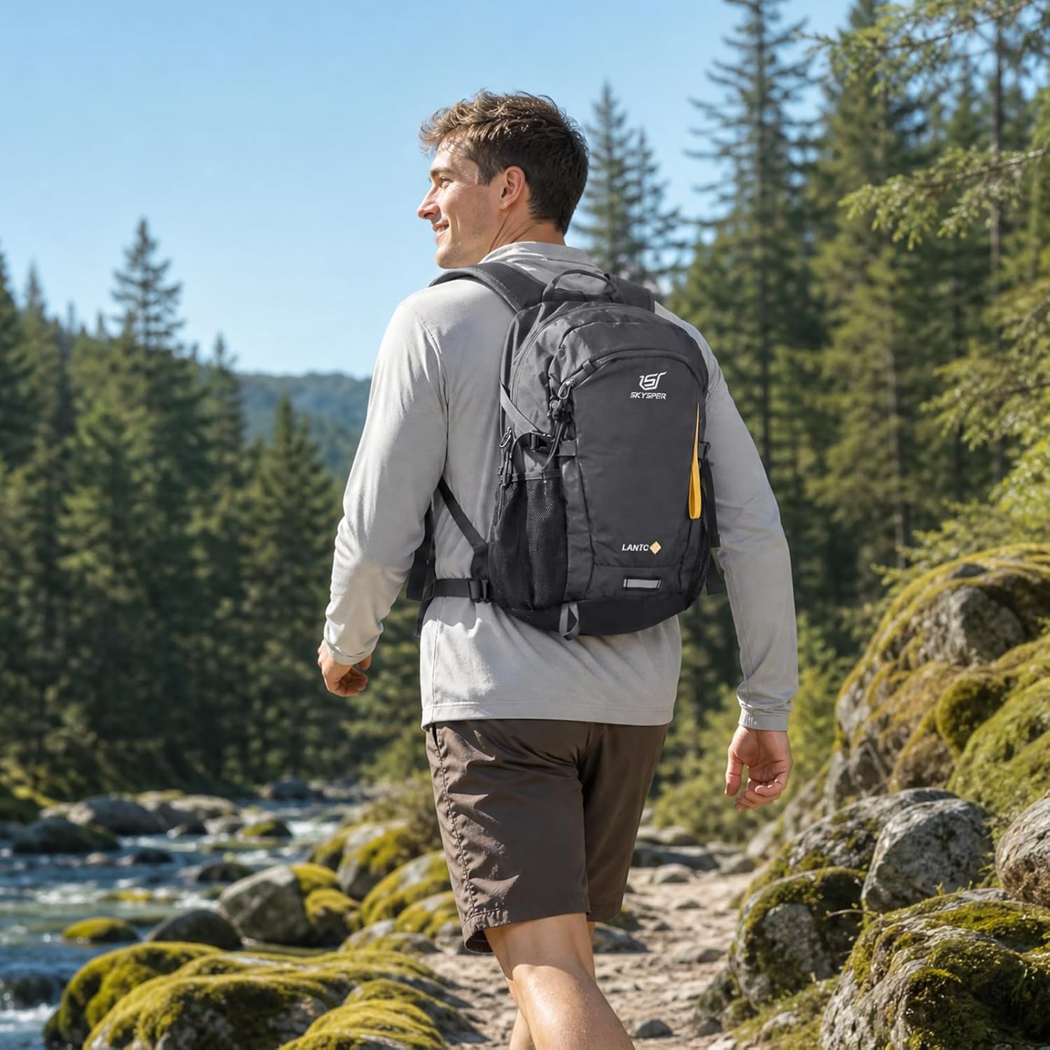 Detalle 2 de SKYSPER mochila 20L para senderismo