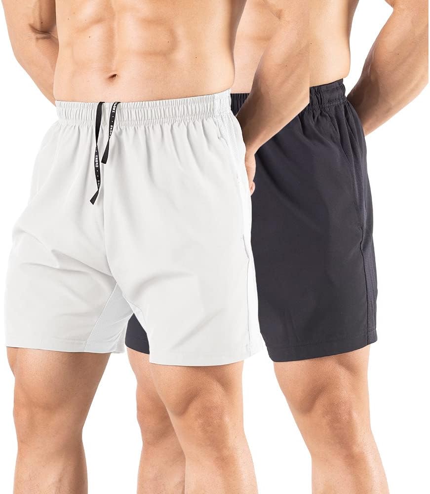 Detalle de Gaglg Men's 5" Running Shorts 2-Pack quick-dry