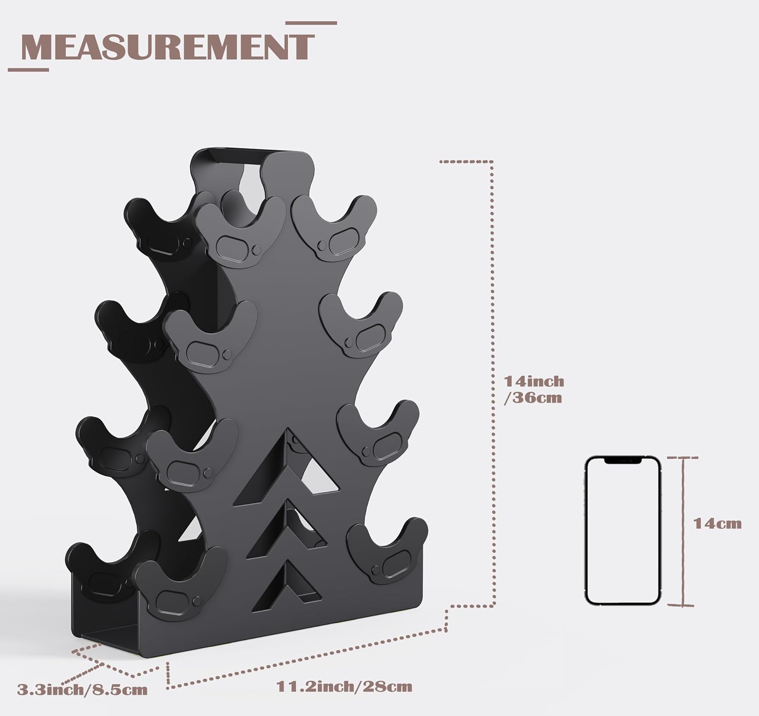 Thumbnail 6 de Lovind Dumbbell Rack Stand โ Small weight rack ๐