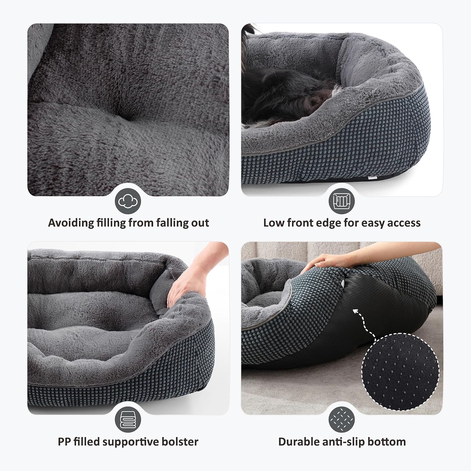 Detalle de INVENHO Small Dog Bed Orthopedic