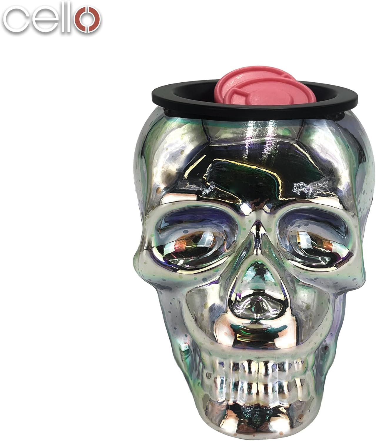 Thumbnail 4 de Cello Skull Electric Wax Melt Burner with Infinity 3D design – plug-in, flame-free ambience