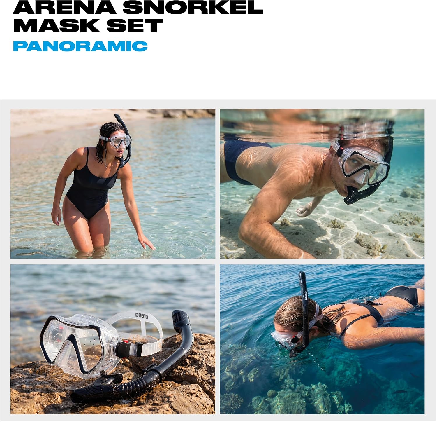 Detalle de Arena Snorkel Mask Set (Adult) — Maschera da snorkeling Arena per adulti
