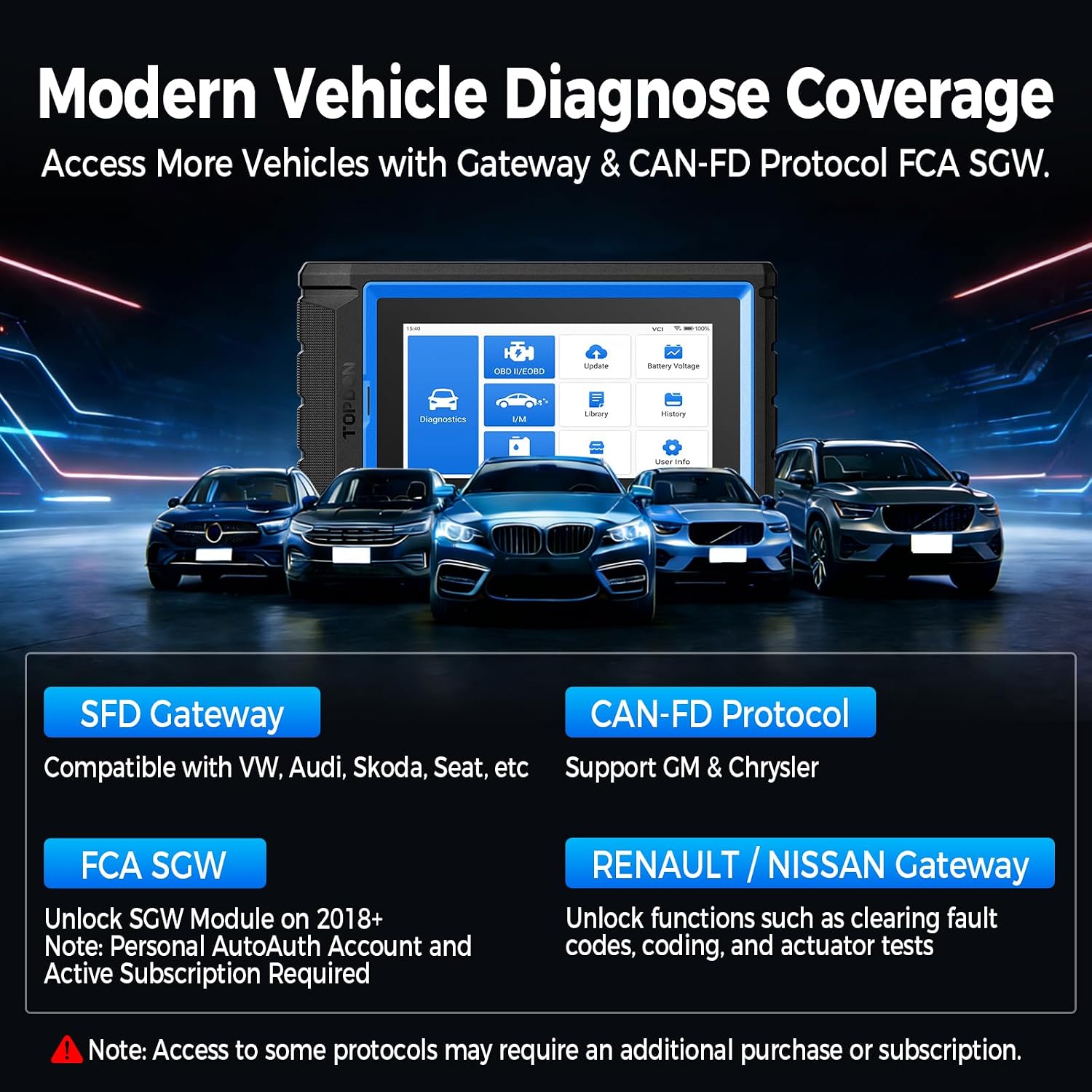 Thumbnail 5 de TOPDON VeriDiag X800 BT OBD2 Scanner: 2026 Upgraded Bidirectional Diagnostic Tool