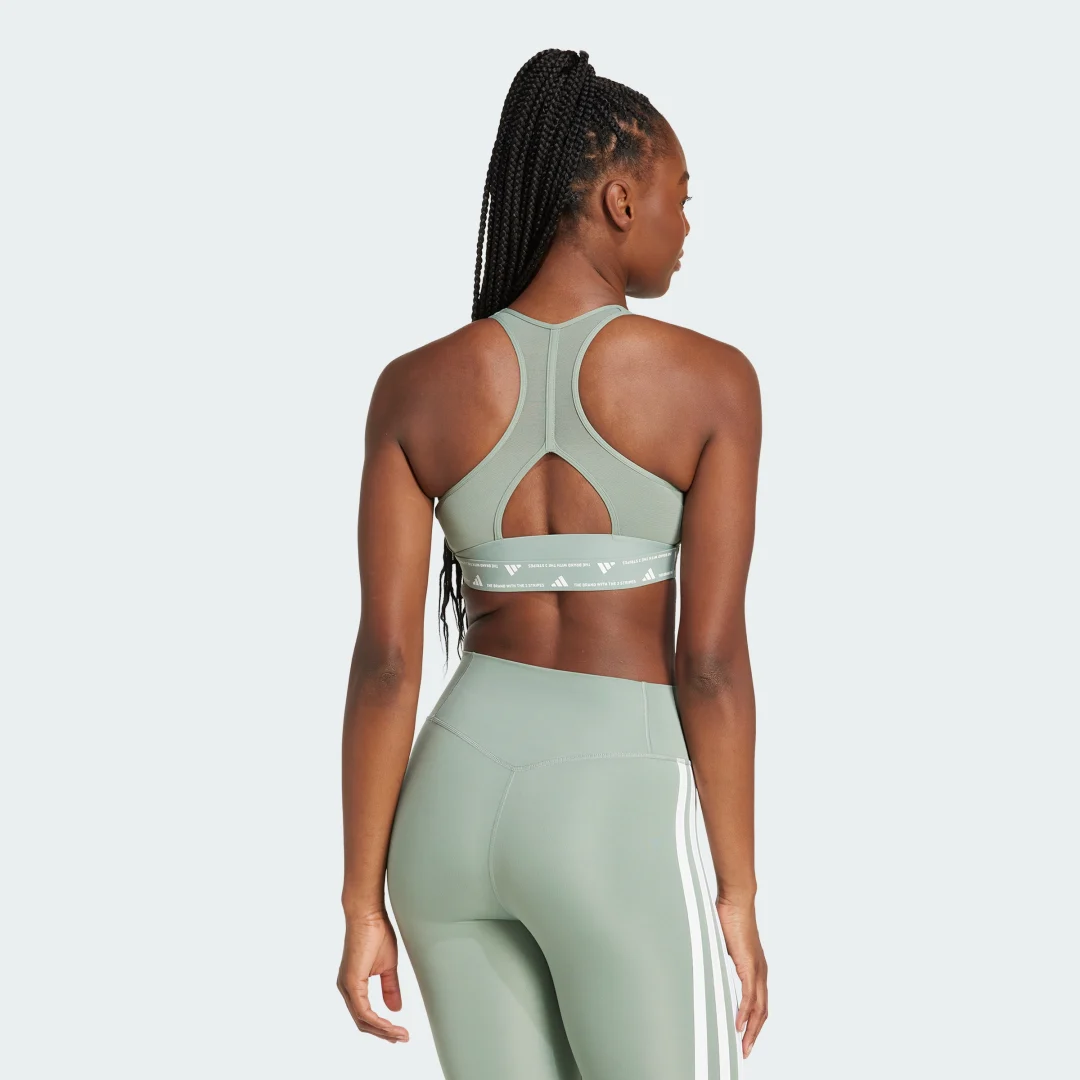 Detalle de Sujetador PrimeLiftreact Training de Adidas – Verde