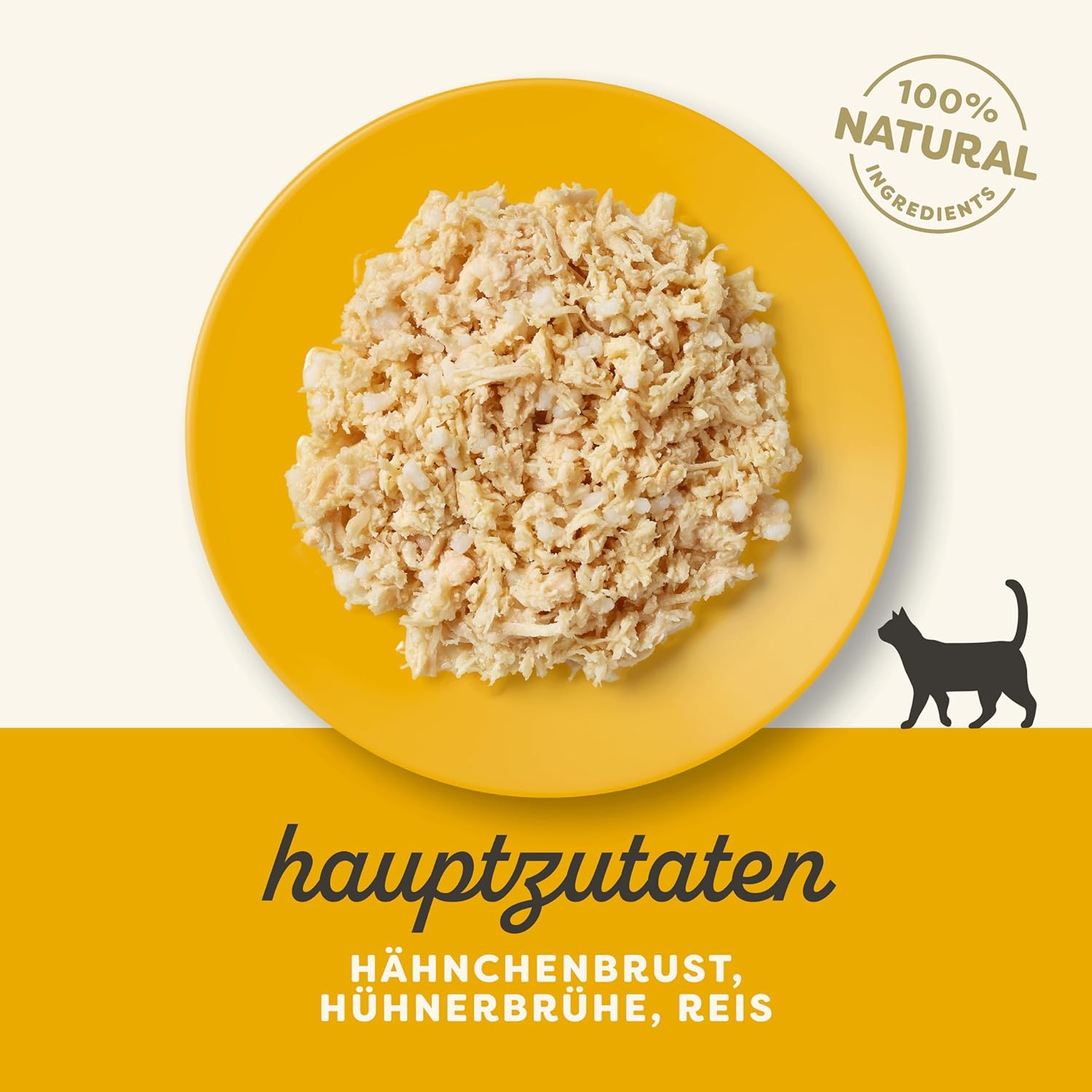 Thumbnail 1 de Applaws 100% nourriture humide naturelle pour chats adultes – blanc de poulet et riz en bouillon, 10 pots de 60 g
