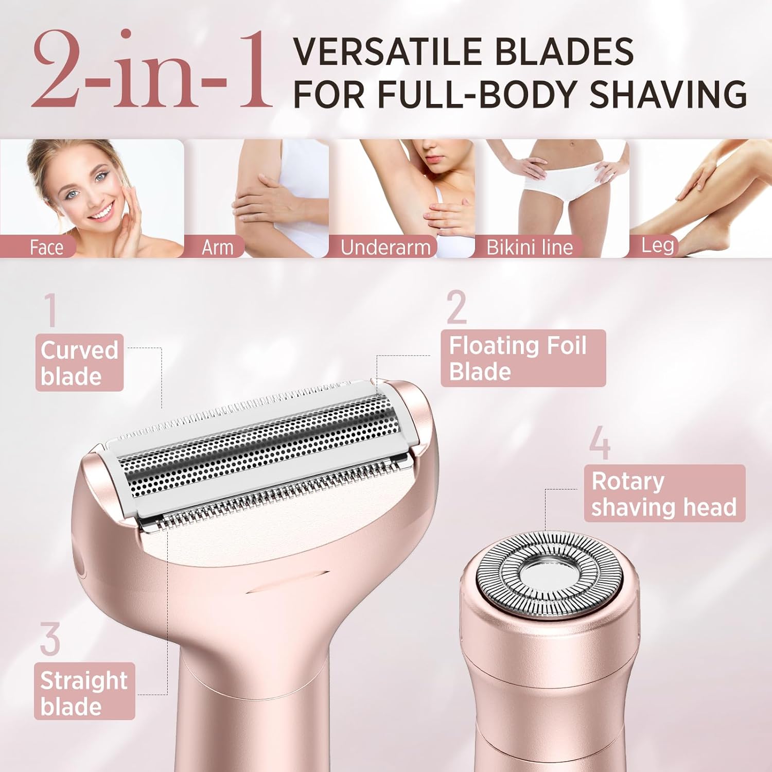 Thumbnail 1 de Orchrose Women 2-in-1 electric shaver 2-in-1