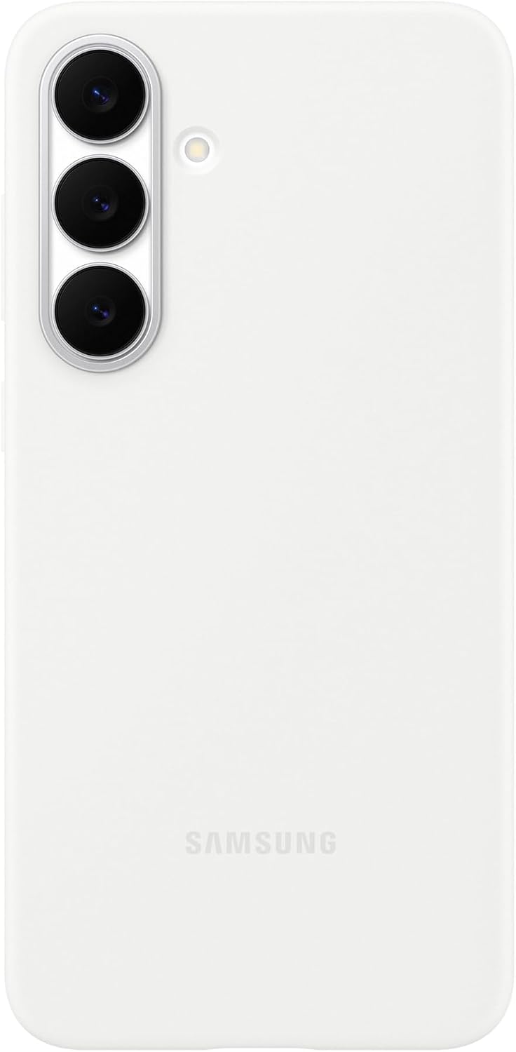 Detalle 1 de Samsung Galaxy S25 FE Official Silicone Case, White, Soft-Touch Finish