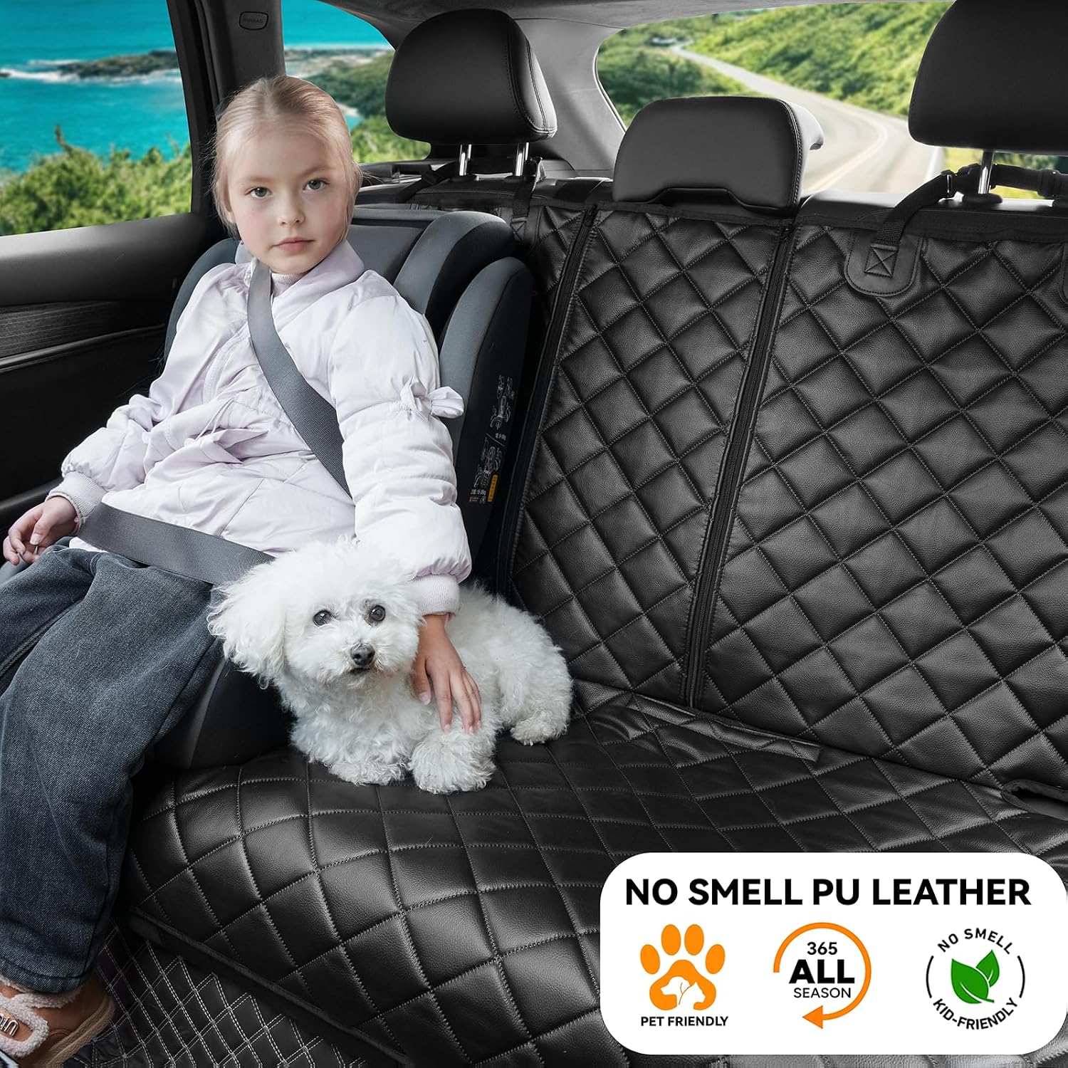 Thumbnail 4 de Dog Car Seat Cover XL PU Leather