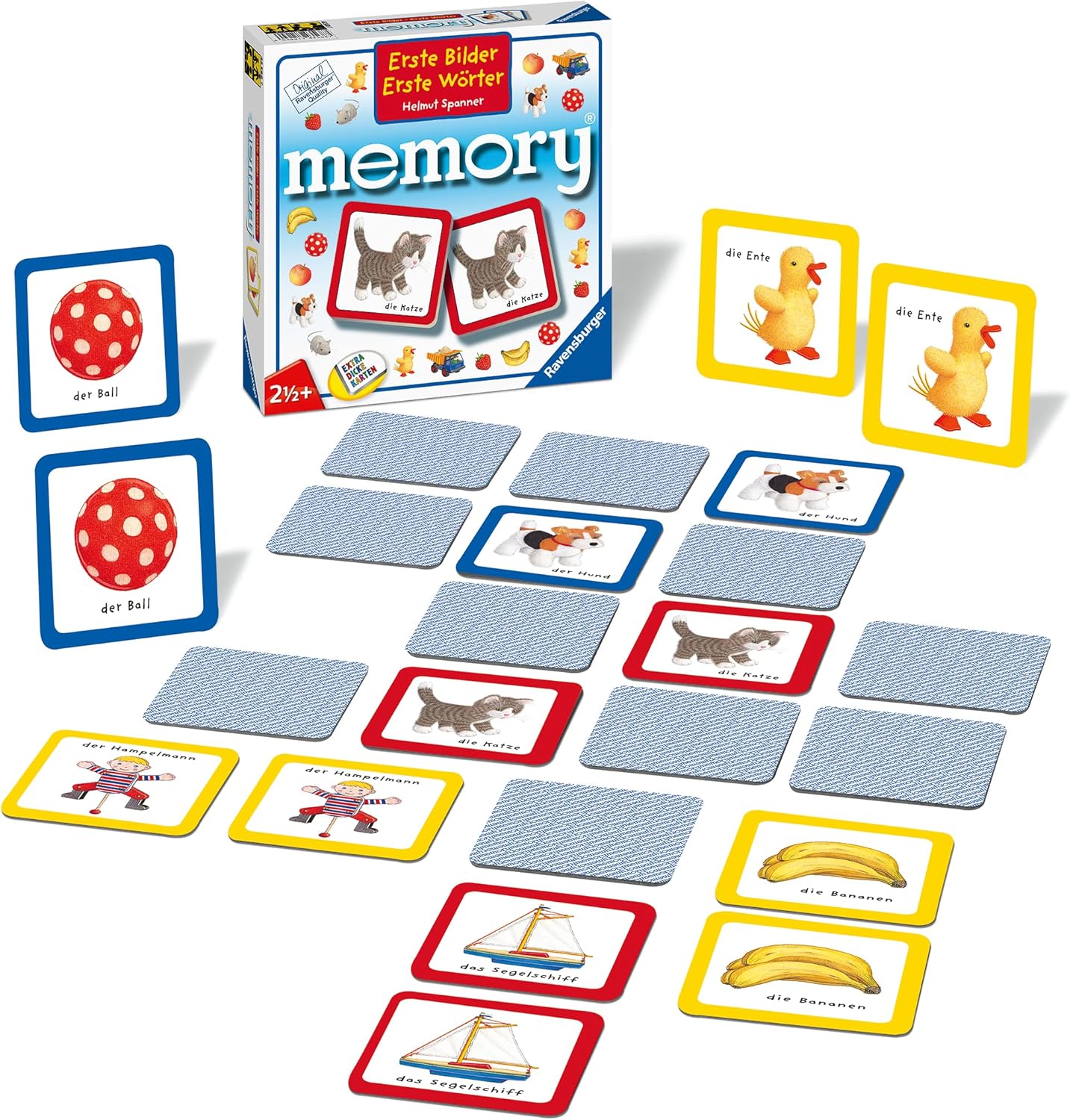 Detalle de Ravensburger 88688 Erste Bilder – Erste Wörter Memory® für Kinder ab 2 Jahren