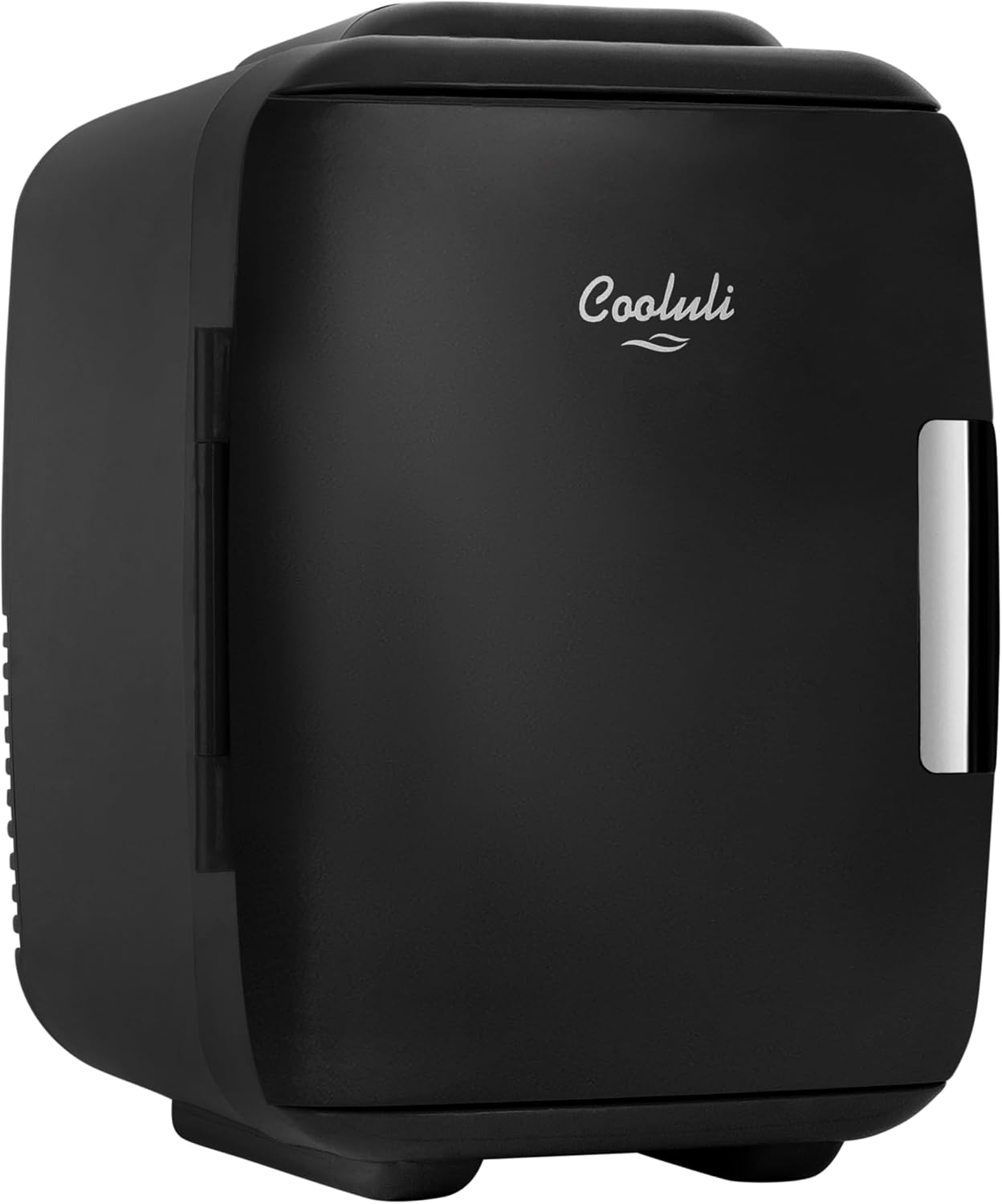 Detalle de Cooluli Classic 4L Mini Fridge for Bedroom, Car & Office Desk (Cooler & Warmer) — Portable Electric Thermoelectric, Black