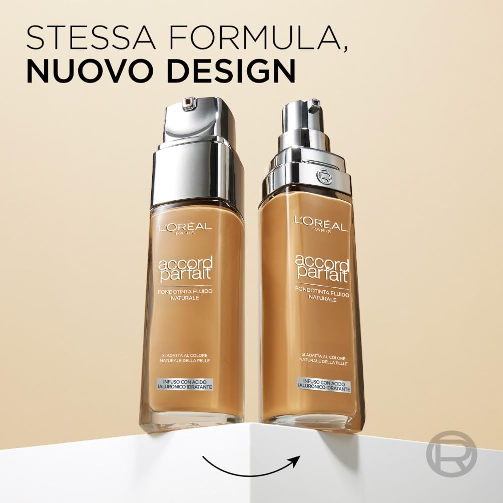 Thumbnail 2 de L'Oréal Paris Fondotinta Liquido Idratazione 24H – Accord Parfait 2R/C Rose Vanilla (30 ml)